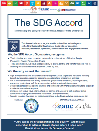 SDG Accord Certificate